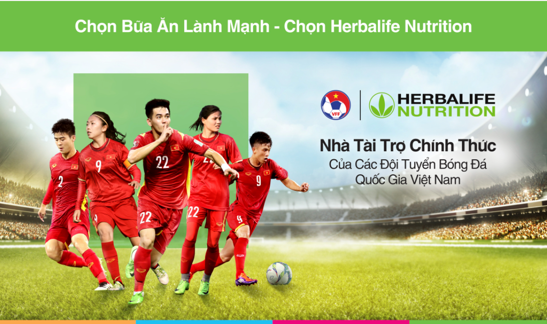 Herbalife Nutrition - đồng hành cùng đội tuyển quốc gia trong những trận đấu sắp tới - Ảnh: Herbalife Nutrition