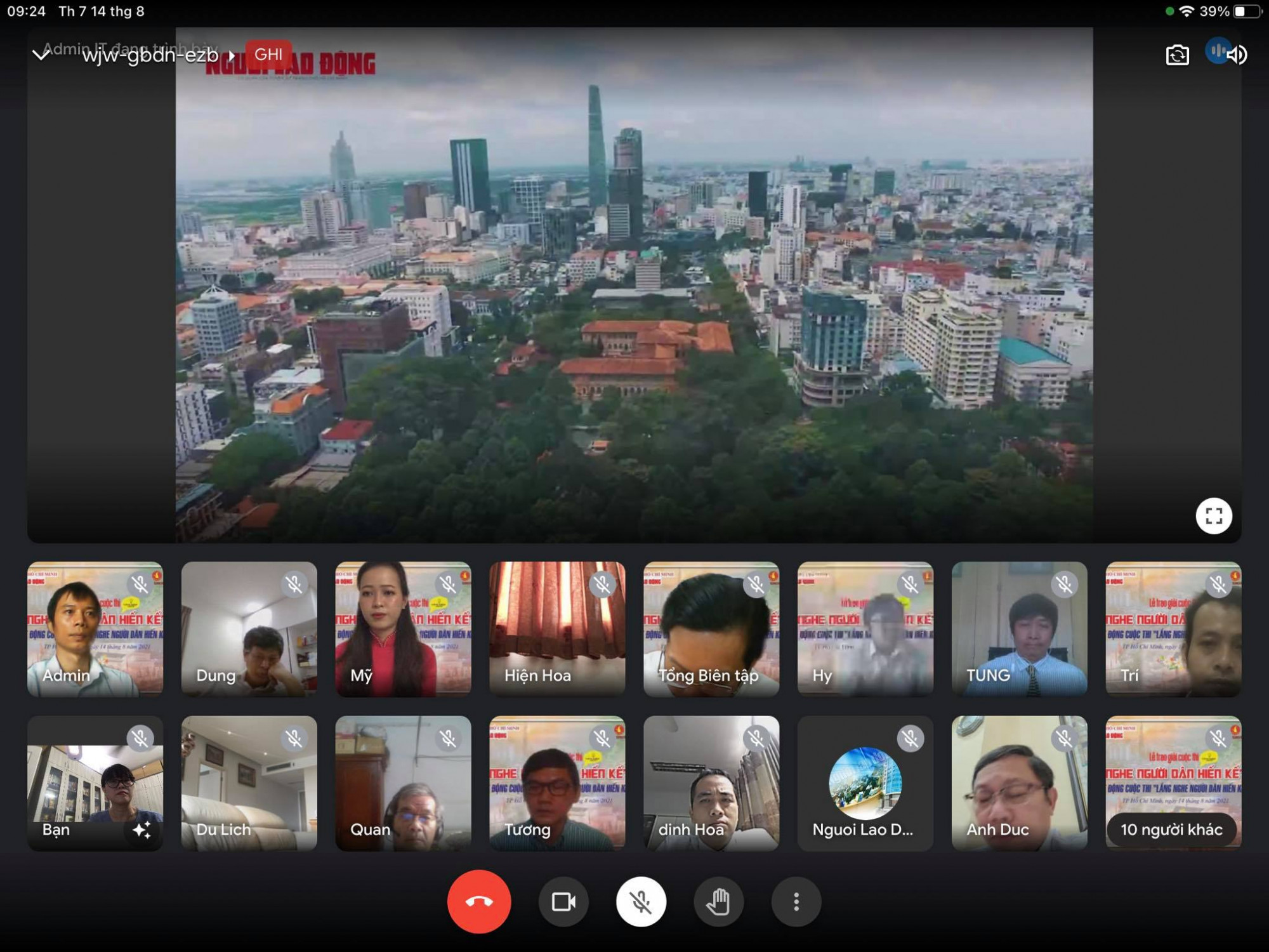Sáng 14/8, Báo Người Lao Động đã tổ chức trực tuyến lễ trao giải cuộc thi Lắng nghe người dân hiến kế lần 2 (2020-2021) và phát động cuộc thi Lắng nghe người dân hiến kế lần 3 (2021-2022).