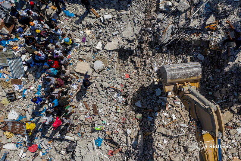 Gần 2.000 người chết và hơn 9.900 người bị thương sau trận động đất mạnh ngày 14/8, tại Haiti.