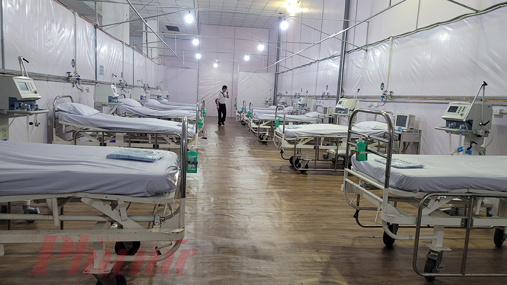 Bệnh viện với quy mô 1.000 giường tiếp nhận bệnh nhân từ tầng 1 đến tầng 3 theo tháp đa tầng của Bộ Y tế