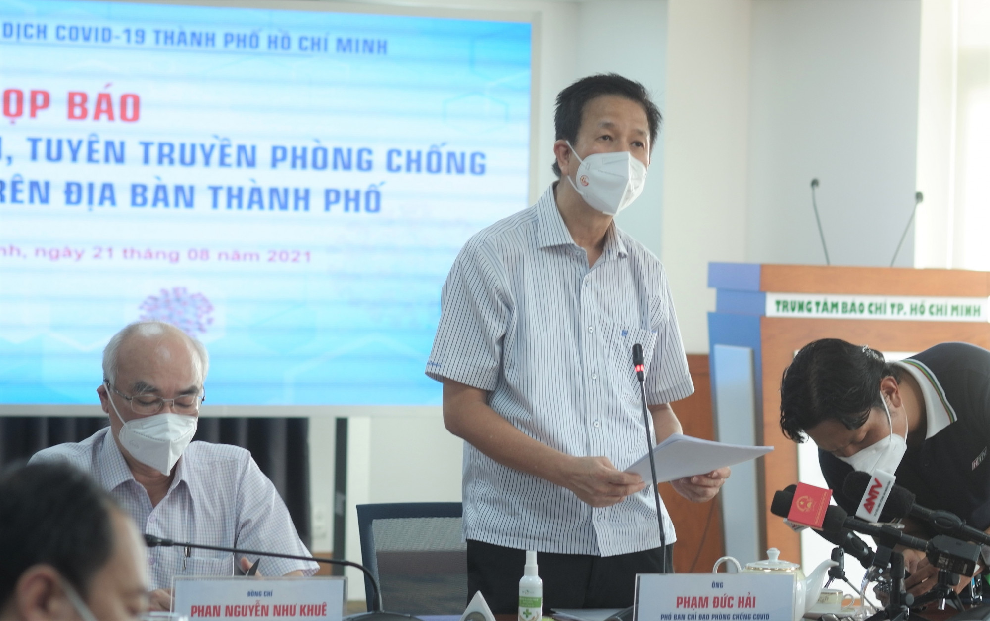 Ông Phạm Đức Hải – Phó Trưởng ban chỉ đạo phòng chống dịch COVID-19 TPHCM 