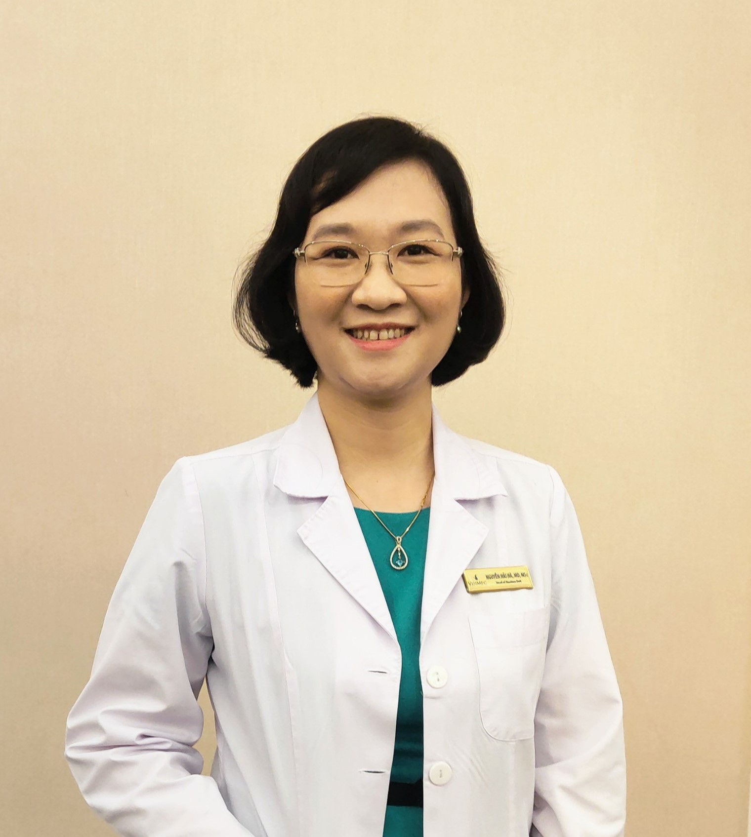 Th-BS Nguyễn Hải Hà - Trưởng đơn nguyên vắc xin - Khoa Ngoại trú nhi. Ảnh: Vingroup
