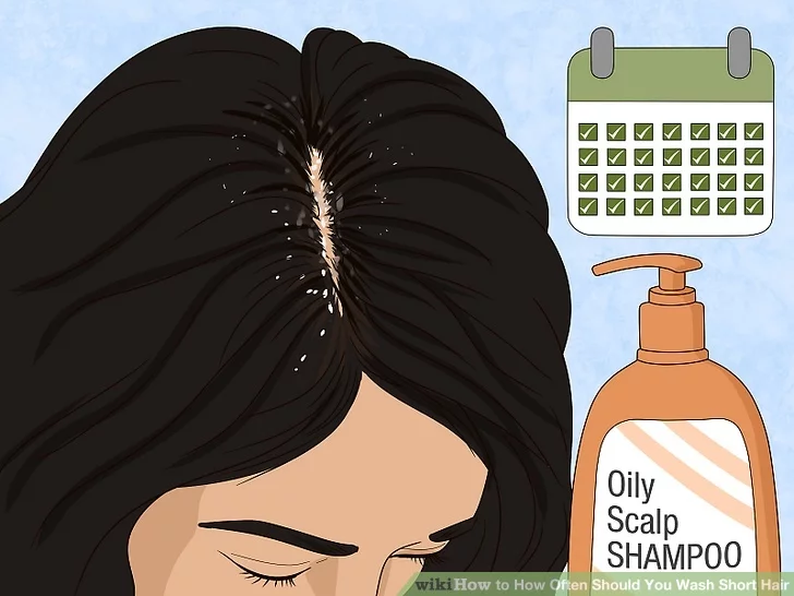 Trong trường hợp da đầu nhờn, bạn hoàn toàn có thể gội đầu hàng ngày nếu tóc bạn dễ bị bết ngay sau khi gội, bởi lúc này lượng dầu trên da đầu quả thật rất nhiều. Nếu bạn nhận thấy gàu trắng bong tróc, điều đó có nghĩa là da đầu của bạn đang tiết nhiều dầu. Bạn có thể chọn một loại dầu gội được thiết kế để điều trị gàu và mát-xa trực tiếp lên da đầu ít nhất 1 hoặc 2 lần một tuần.