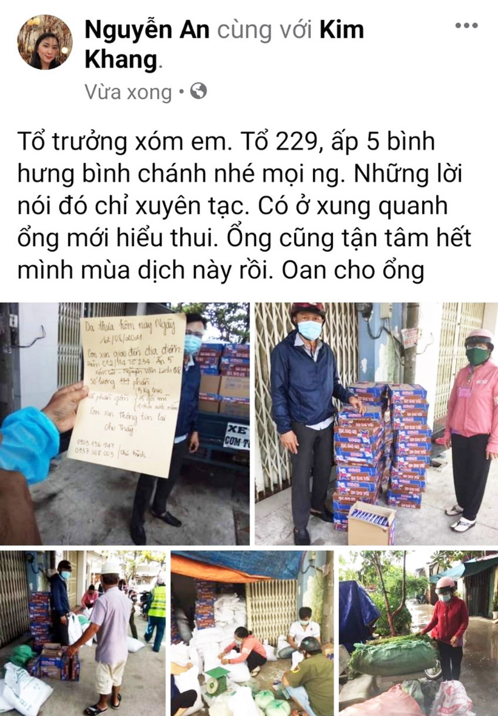 Nhiều người dân địa phương viết facebook minh oan cho ông Nguyễn Thanh Bình