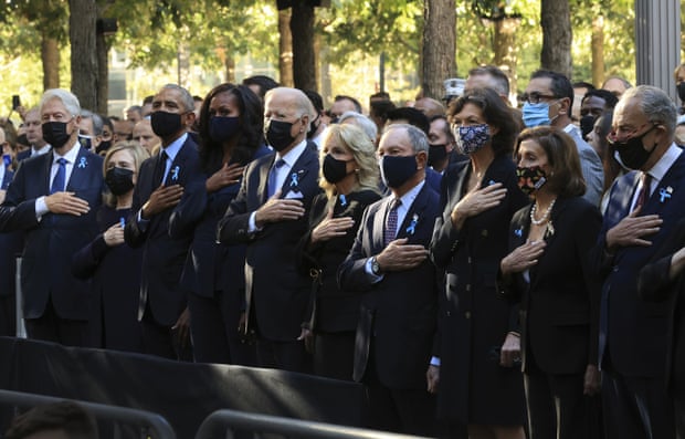 Các nhà lãnh đạo nước Mỹ tham dự lễ tưởng niệm ở New York.