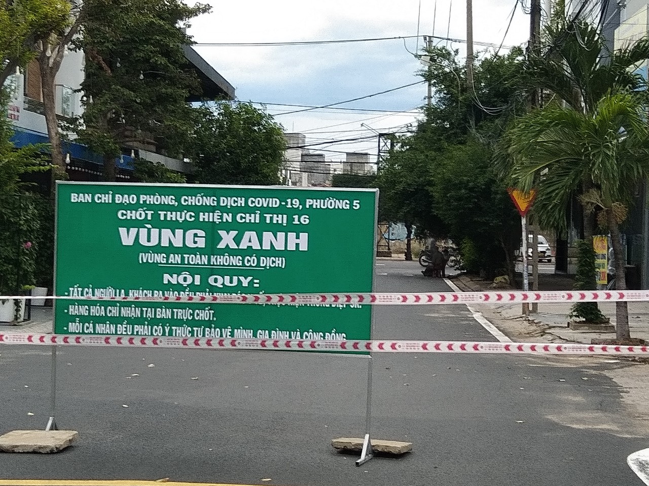 Chốt vùng xanh ở TP Tuy Hòa), tỉnh Phú Yên