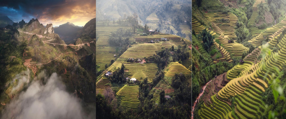 Cao nguyên đá Hà Giang, ruộng bậc thang Hoàng Su Phì và Mù Cang Chải