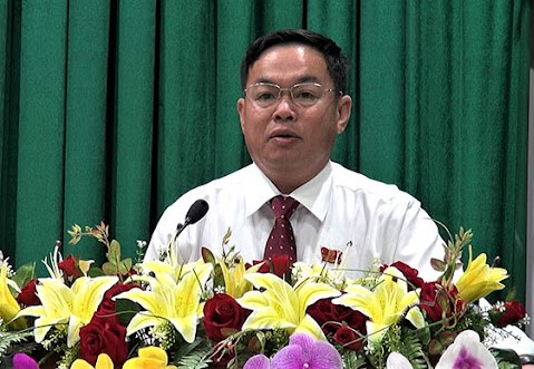 Ông Nguyễn Bá Hùng - Chủ tịch UBND huyện Long Điền đã xin rút đơn thôi việc. Ảnh: Báo Bà Rịa - Vũng Tàu