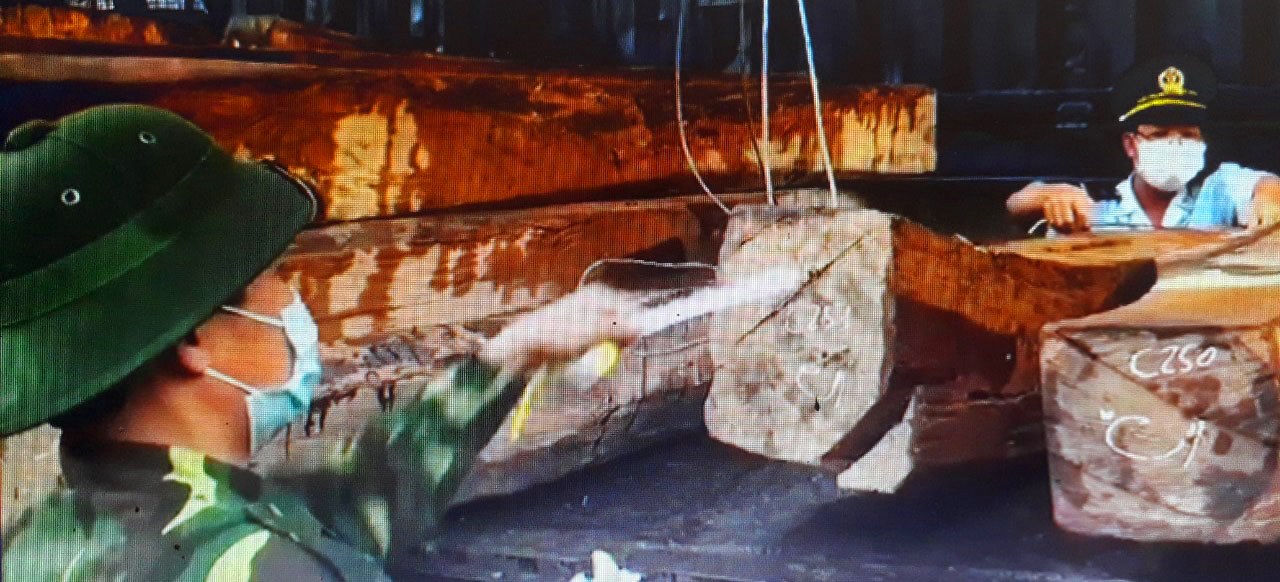 Bộ đội Biên Phòng Quảng Trị xác định đây là vụ bắt giữ lượng gỗ lậu và đá phấn lớn nhất từ đầu năm đến nay