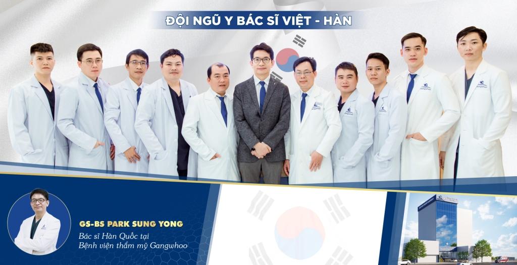 Đội ngũ giáo sư, bác sĩ tại BVTM Gangwhoo - Ảnh: BVTM Gangwhoo thực hiện trước năm 2020