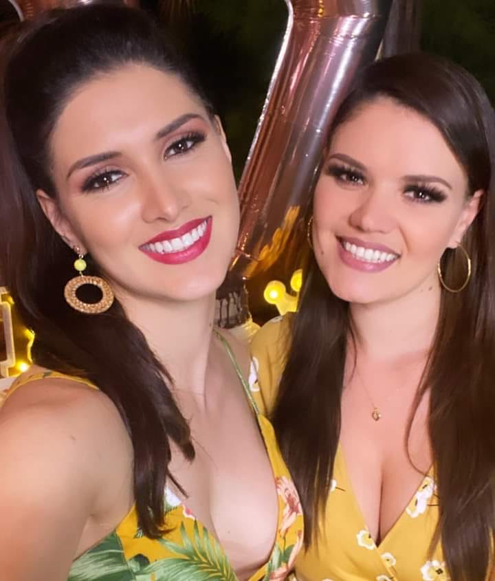Điều gây bất ngờ là chị gái cùa tân hoa hậu cũng là Hoa hậu Peru 2019 Kelin Rivera. 