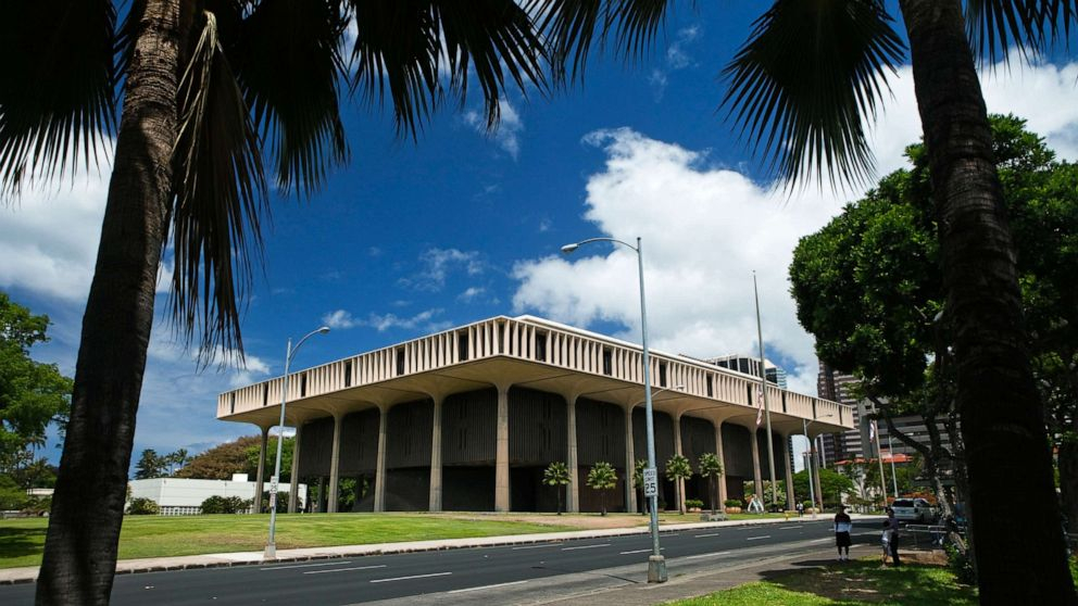 Tòa nhà Capitol của tiểu bang ở Honolulu - Ảnh: Ullstein Bild/ Getty Images