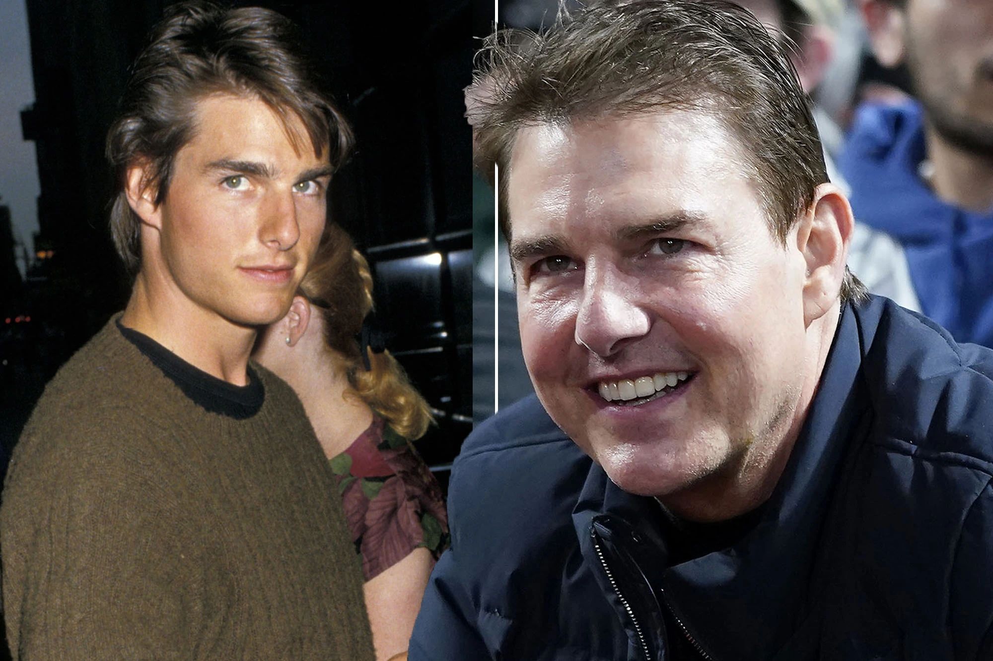 Cộng đồng mạng tìm lại hình ảnh của Tom Cruise ngày trước để so sánh.