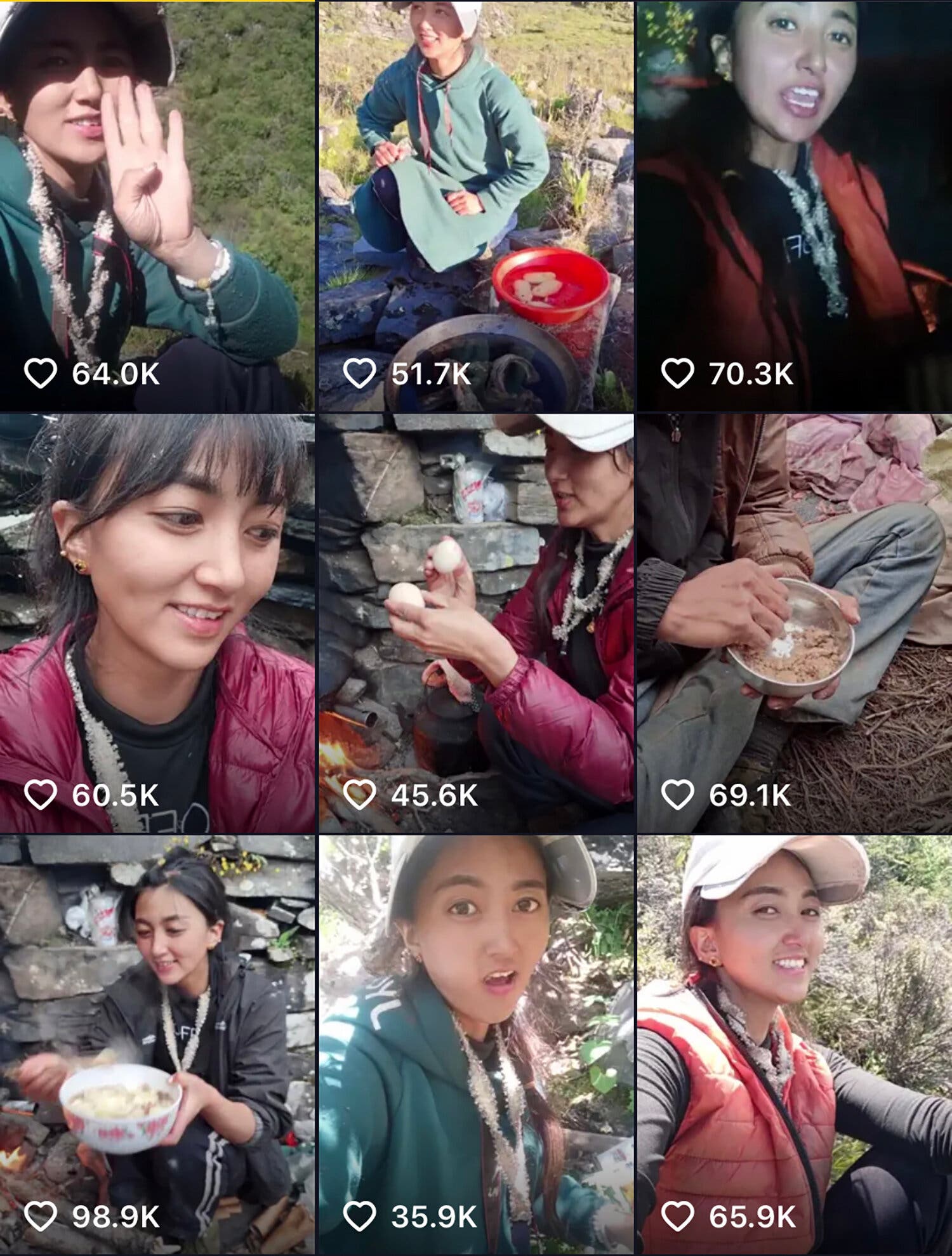 Những buổi livestream của cô Lhamo thu hút hàng ngàn người hâm mộ theo dõi - Ảnh: 