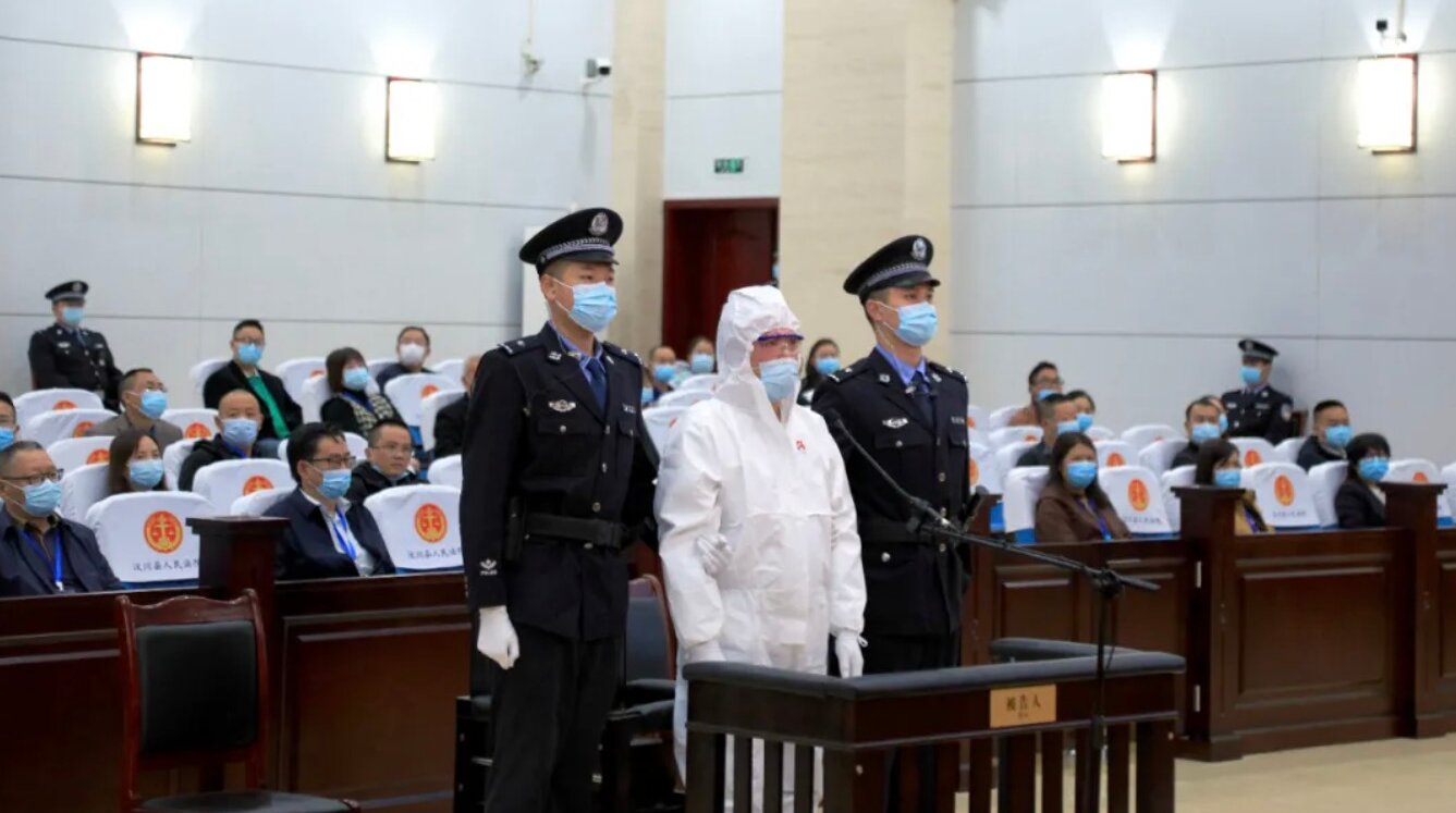 Ông Tang Lu bị tòa tuyên án tử hình vì hành vi cố ý giết người hôm 14/2 - Ảnh: New York Times