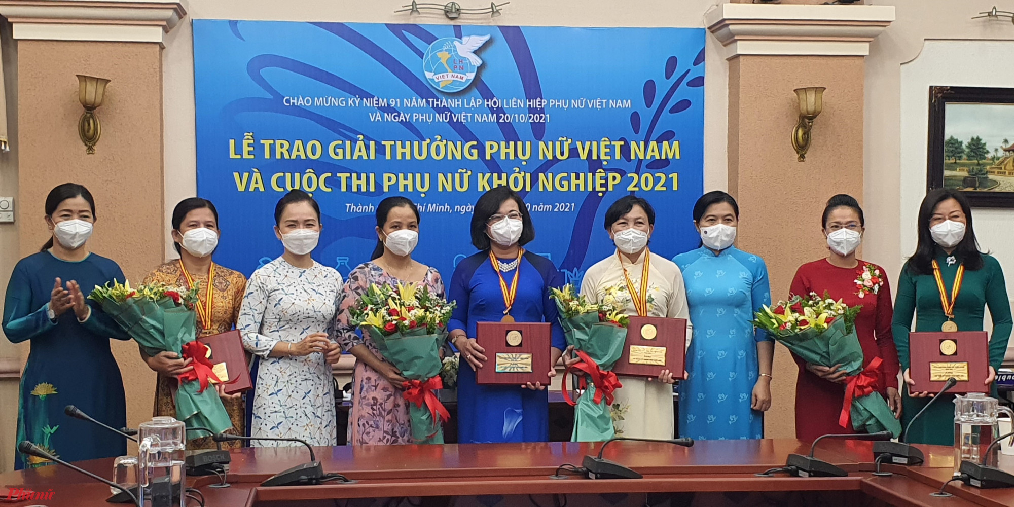 TPHCM có 2 cá nhân và 2 tập thể được vinh dự nhận Giải thưởng Phụ nữ Việt Nam.