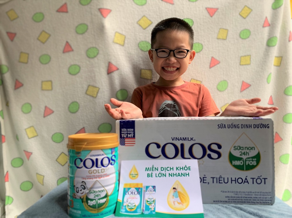 Các sản phẩm Vinamilk ColosGold giúp trẻ nhỏ có hệ miễn dịch khỏe mạnh - Ảnh: Vinamilk