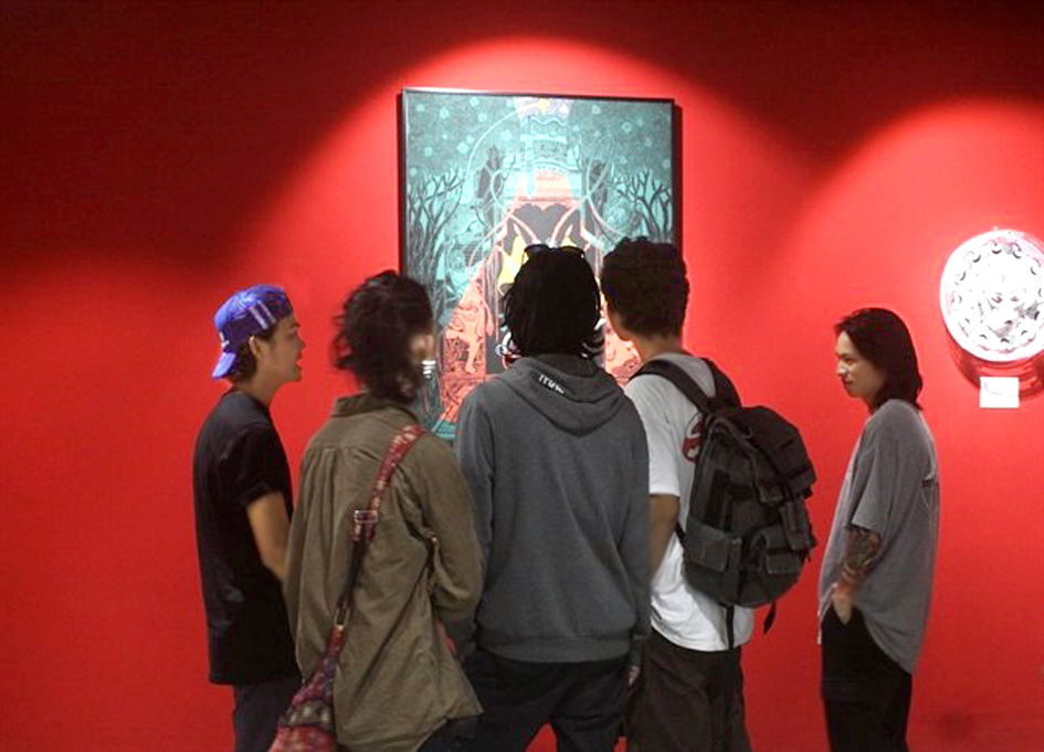  Triển lãm “Vẽ về hát bội” từng thu hút đông đảo người trẻ tham gia