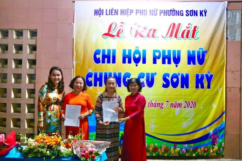 Lễ ra mắt Chi hội Phụ nữ Chung cư Sơn Kỳ tại Q. Tân Phú