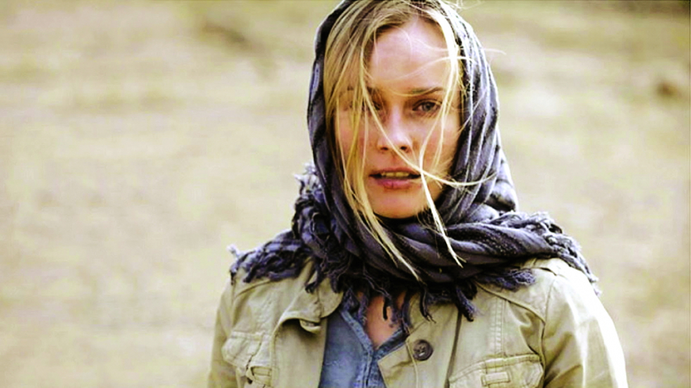 Nữ chính của phim, nhân vật nữ nhà báo Pháp bị Taliban bắt cóc, do Diane Kruger thủ vai