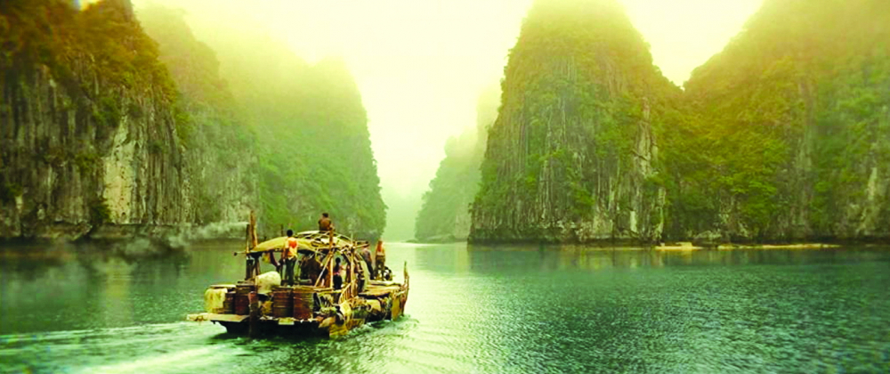 Đạo diễn phim Kong: Skull Island Jordan Vogt-Roberts từng nói, ông bị chinh phục bởi vẻ đẹp siêu thực của Việt Nam ẢNH: WARNER BROS. PICTURES