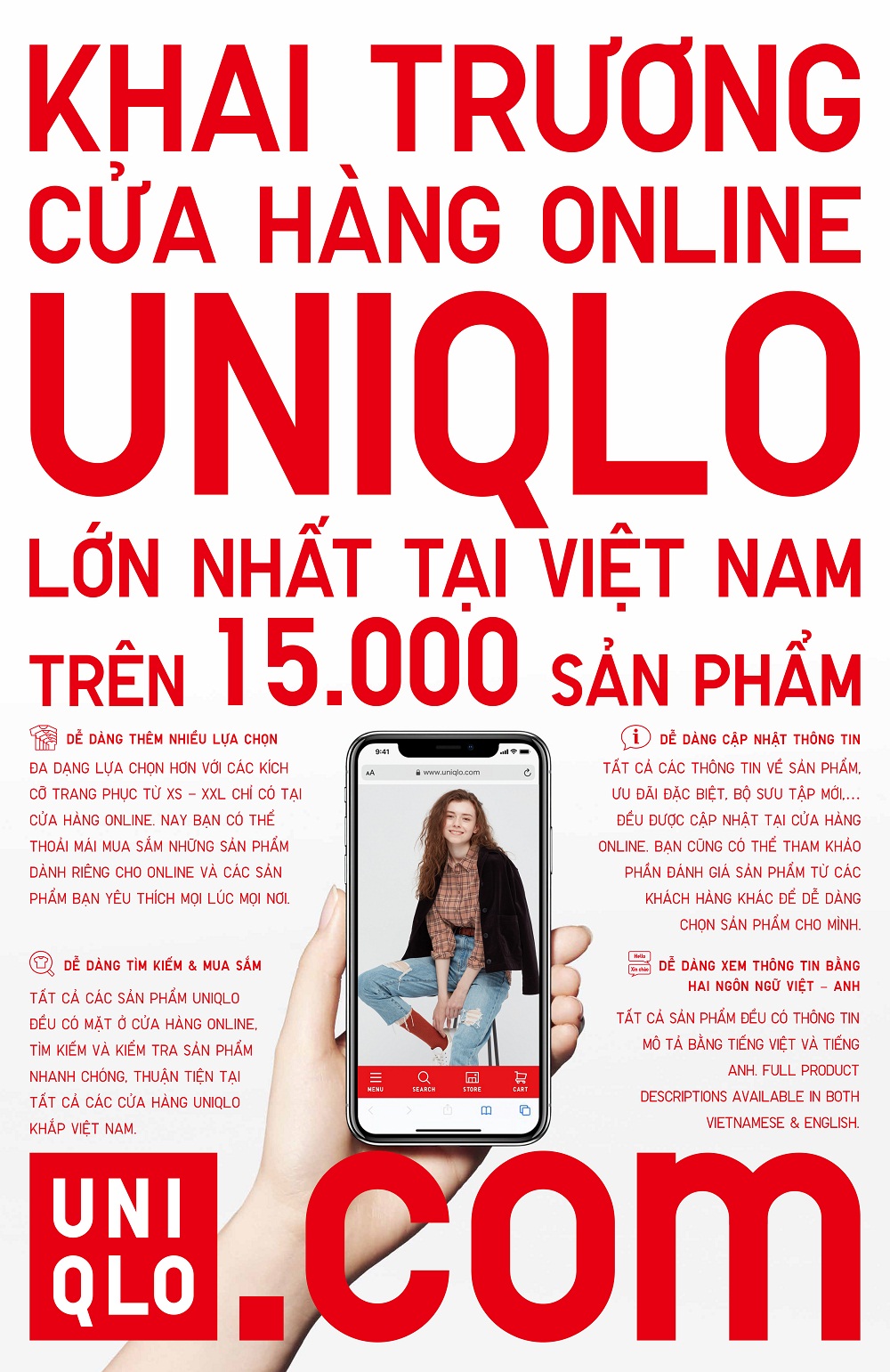 UNIQLO Saigon Centre sẵn sàng chào đón khách hàng với loạt trải nghiệm mua  sắm độc đáo