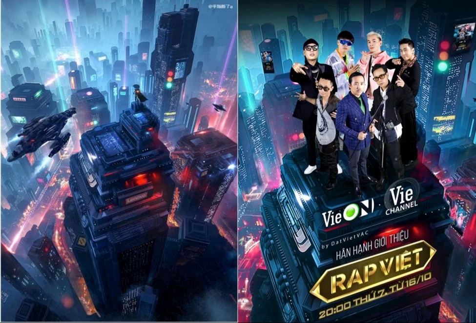 Hình ảnh gốc và poster chính của chương trình Rap Việt mùa 2.