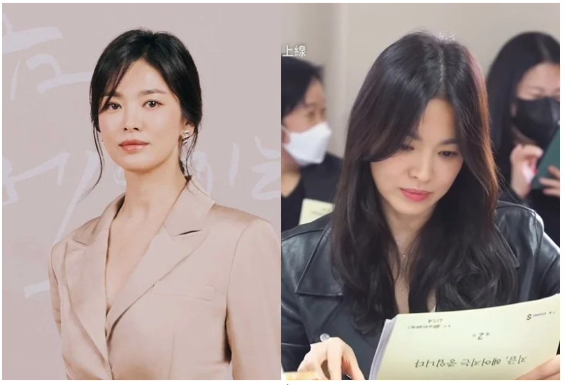 Hình ảnh sau và trước khi can thiệp photoshop của Song Hye Kyo.