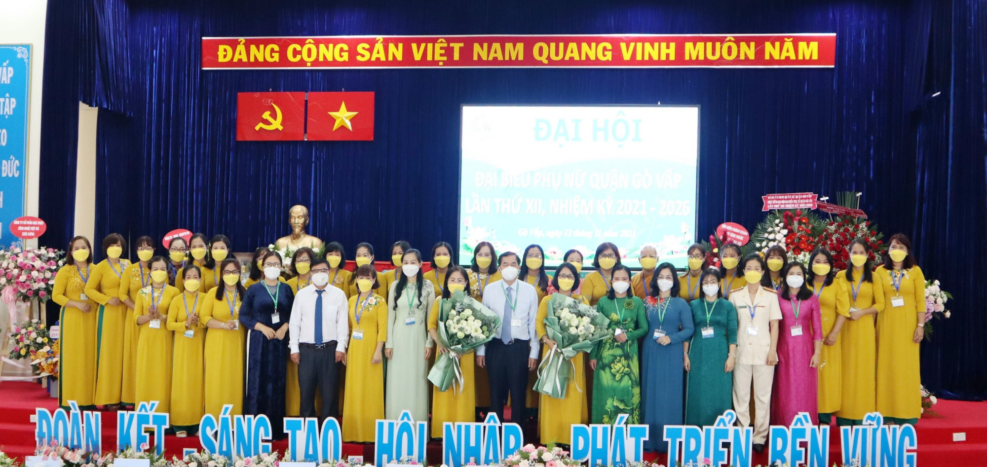 Ban chấp hành Hội LHPN quận Gò Vấp nhiệm kỳ mới, bà Nguyễn Thị Lan tái cử Chủ tịch Hội LHPN quận Gò Vấp, nhiệm kỳ 2021 -2026