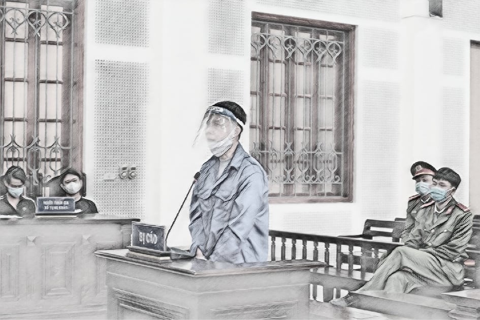 Bùi Văn Mãng tại phiên toà