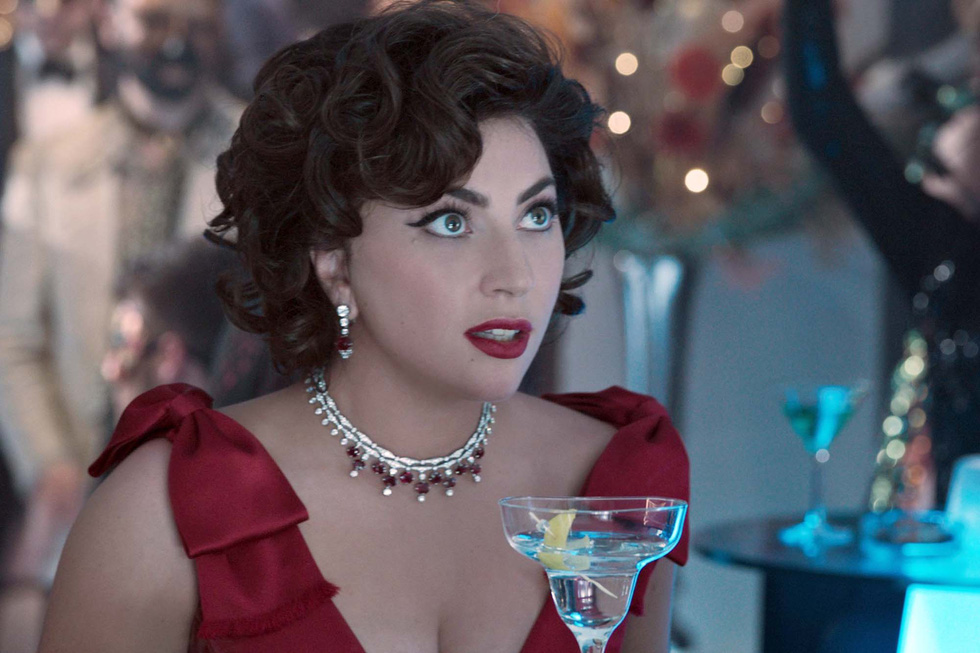 Hình ảnh của Lady Gaga trên phim.