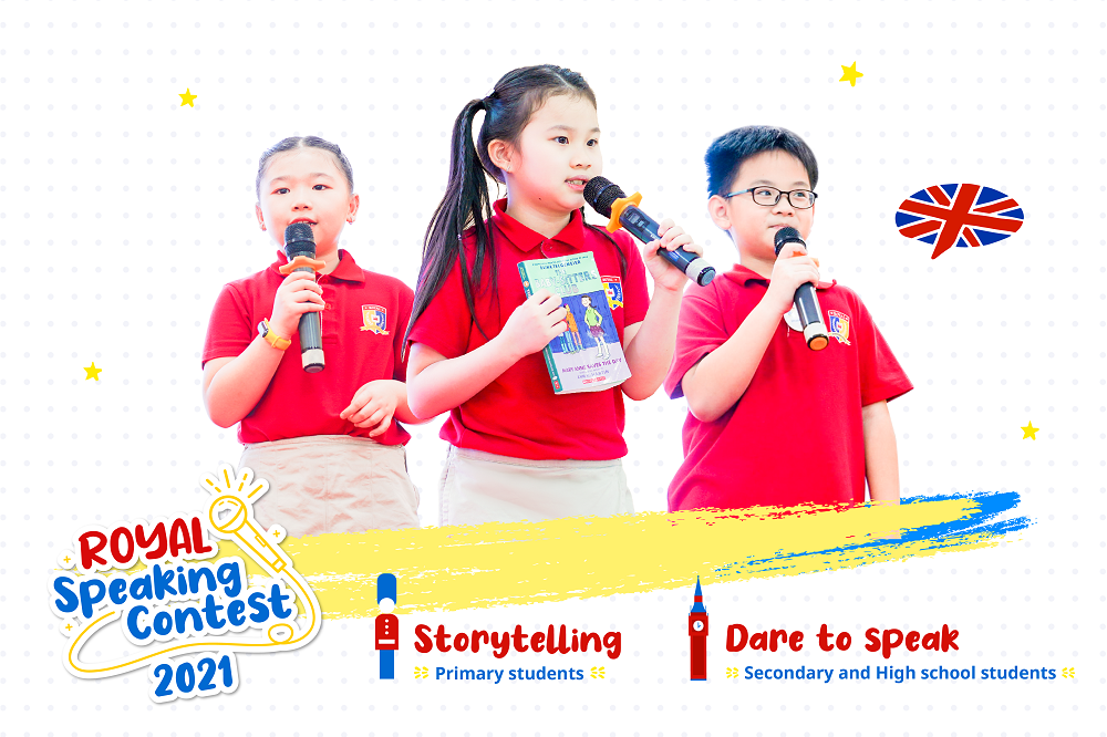 Royal Speaking Contest vừa được tổ chức thành công trên nền tảng trực tuyến với sự hưởng ứng của đông đảo các em học sinh - Ảnh: Royal School