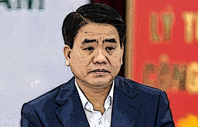 Cựu chủ tịch Hà Nội Nguyễn Đức Chung cùng hai bị cáo hầu tòa trong vụ án liên quan đến việc mua bán chế phẩm Redoxy-3C.