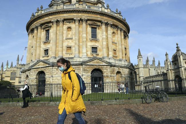Số ca nhiễm tăng cao khiến Đại học Oxford trở thành điểm nóng COVID-19 - Ảnh: 