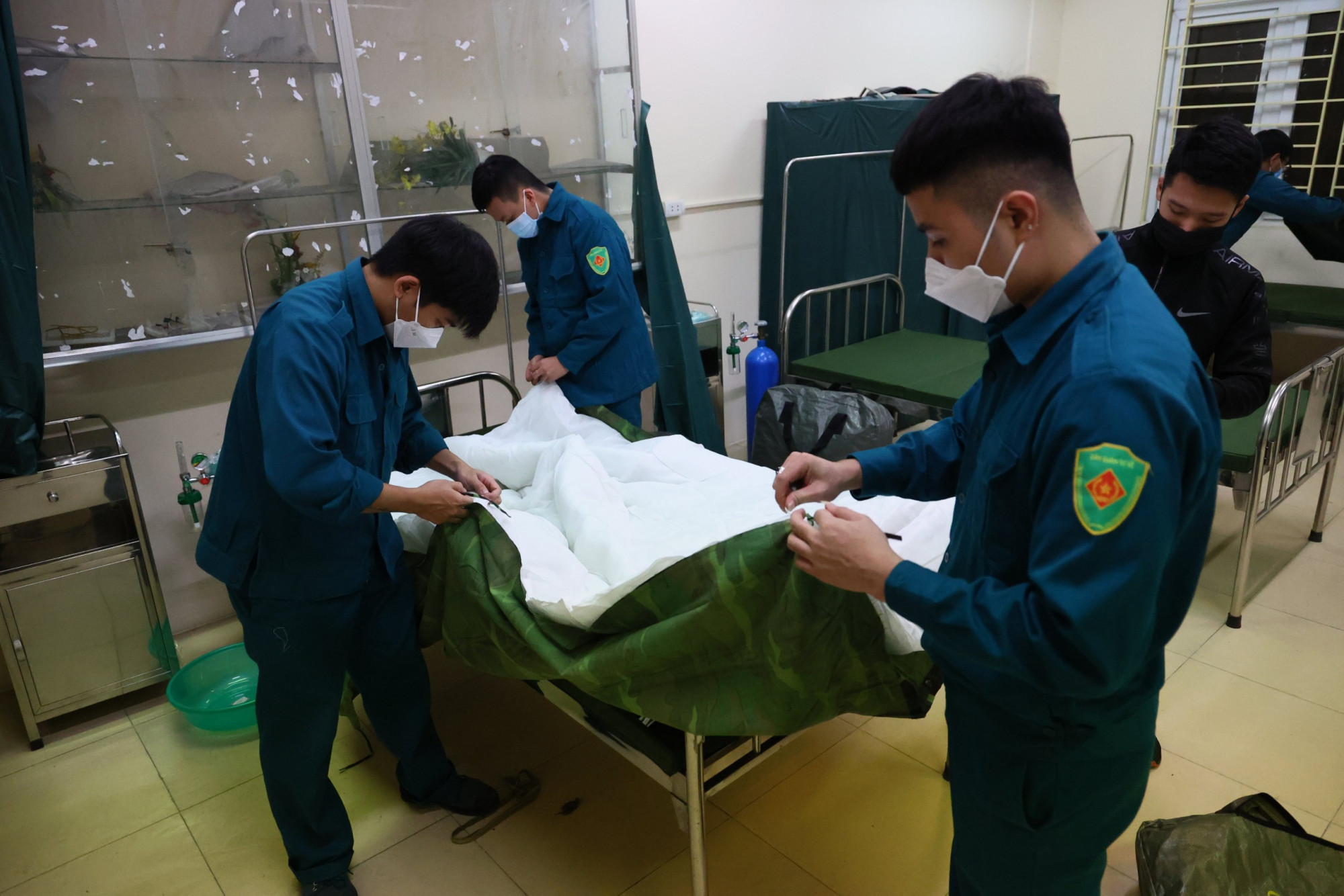 Sau khi đi vào hoạt động, Trạm Y tế lưu động ngay giữa trung tâm Hà Nội sẽ có khả năng thu dung, điều trị cho 200 bệnh nhân.