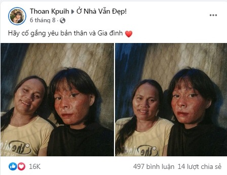Kpuih Thoan  luôn lạc quan, tích cực trong cuộc sống hiện tại. Ảnh: facebook nhân vật