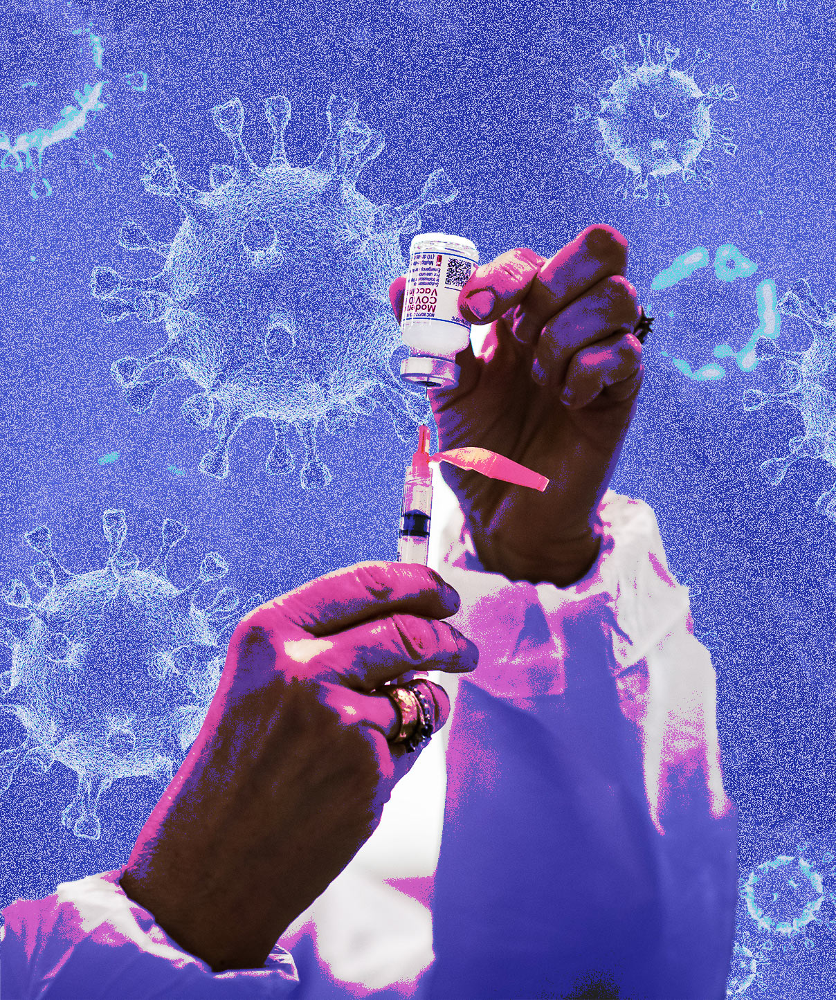Những niềm tin sai lệch về vắc xin COVID-19 khiến nhiều người tẩy chay việc tiêm vắc xin - Ảnh: Jackie Ricciardi