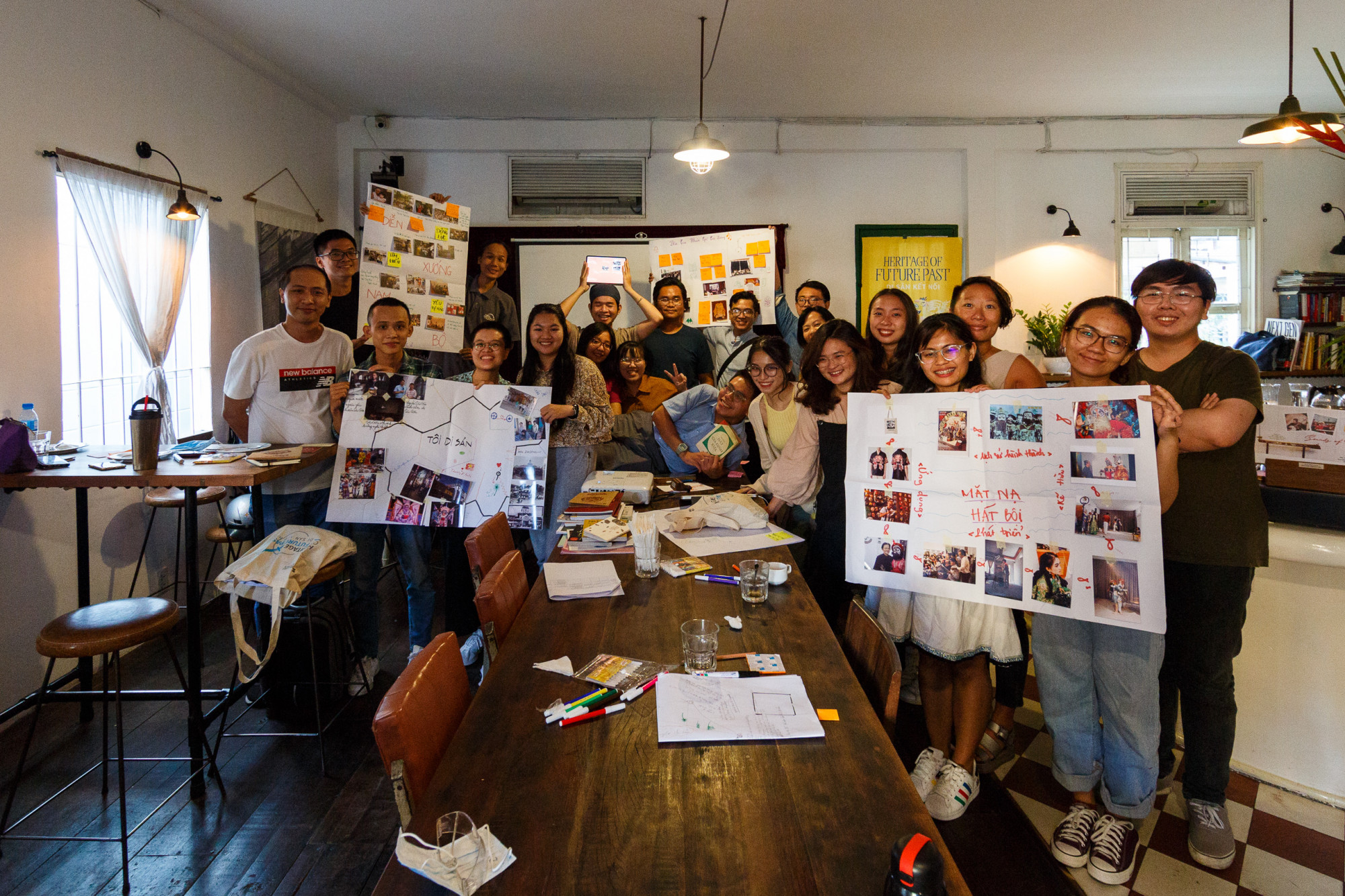 Workshop Ta kể chuyện Di sản: Phiên bản Diễn xướng Nam Bộ tại thành phố Hồ Chí Minh (tháng 3.2021). Ảnh: Giang Phạm