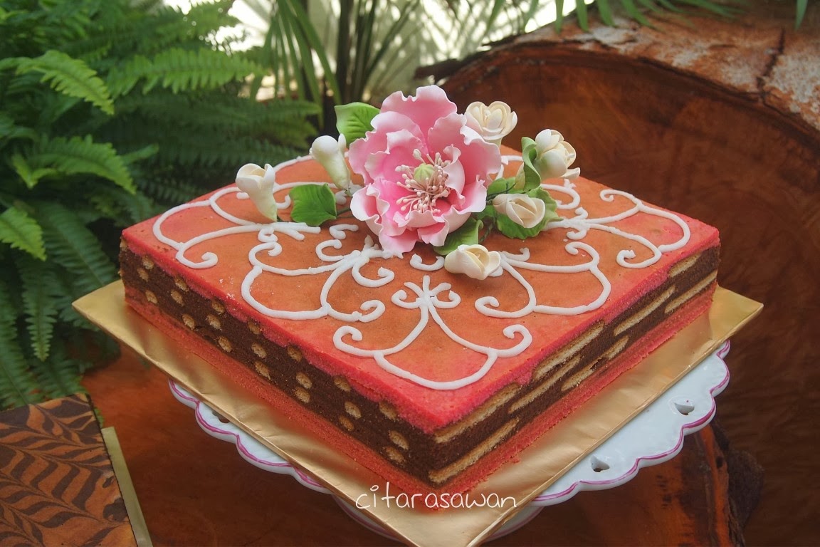 Bánh Kek lapis Sarawak phiên bản le64ho65i, tiệc tùng. Ảnh: Internet