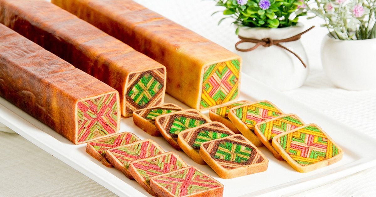 Bánh Kek lapis Sarawak - món bánh ngàn lớp tuyệt đẹp của Malaysia. Ảnh: internet
