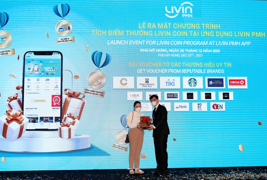 Hiện chương trình “Tích điểm thưởng Livin Coin” đã đưa vào hoạt động, khách hàng có thể tải ứng dụng Livin PMH để trải nghiệm các tiện ích này - Ảnh: PMH