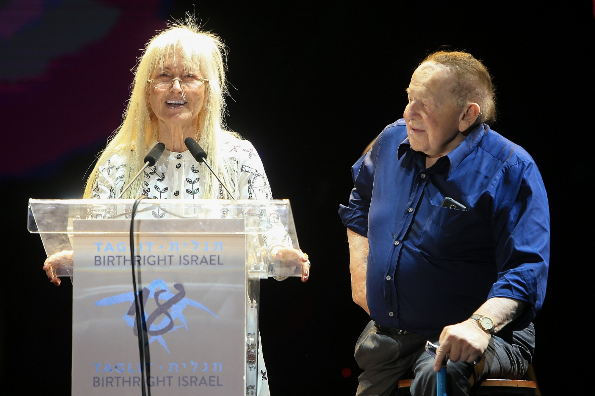 Bà Miriam Adelson - Ảnh: Birthright Israel/Oren Ben Hakun