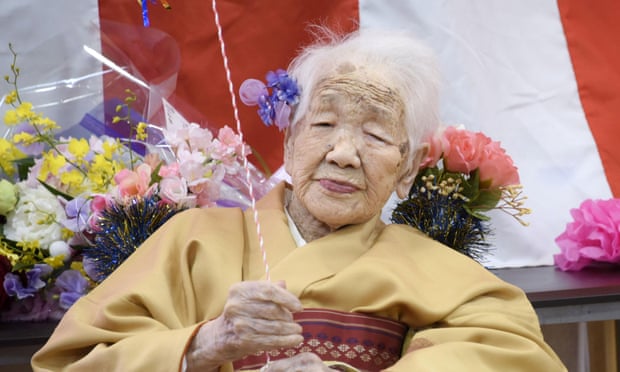 Kane Tanaka, người cao tuổi nhất thế giới, đã bước sang tuổi 119 vào Chủ nhật. Ảnh: KYODO / Reuters