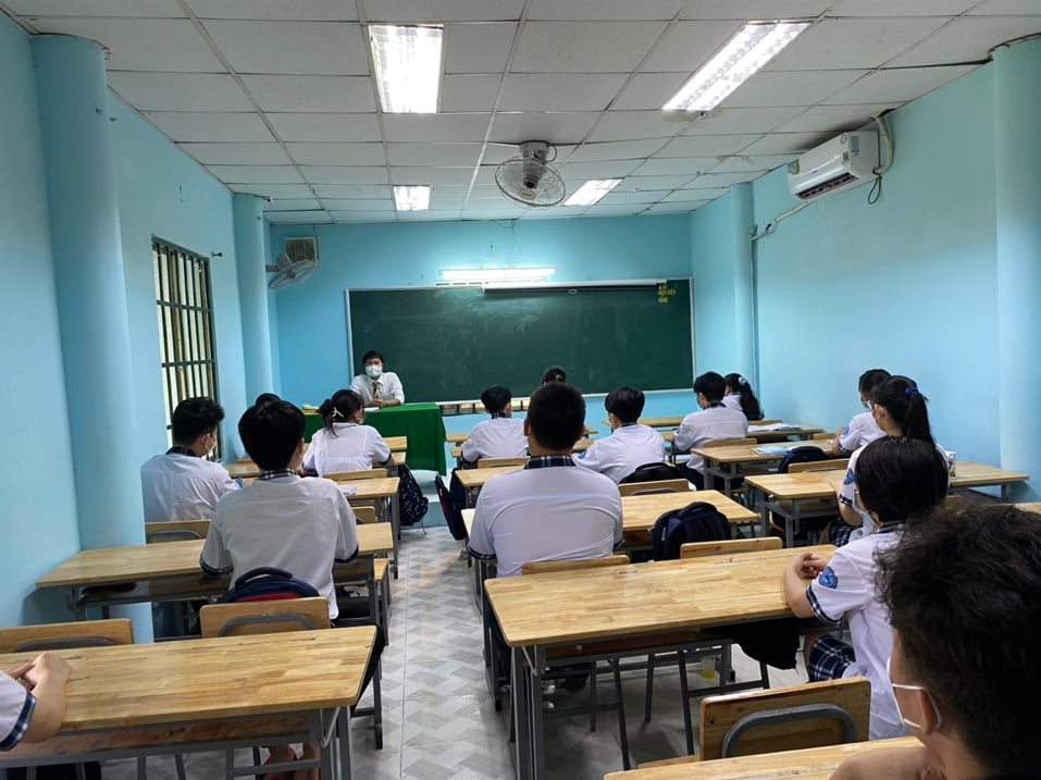 Lớp học của Trường THPT Lý Thái Tổ