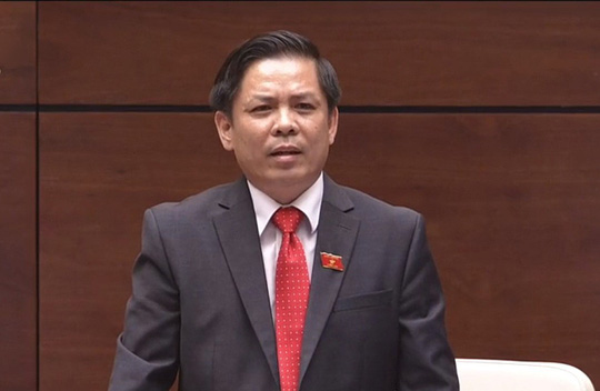 Bộ trưởng Bộ Giao thông vận tải (GTVT) Nguyễn Văn Thể