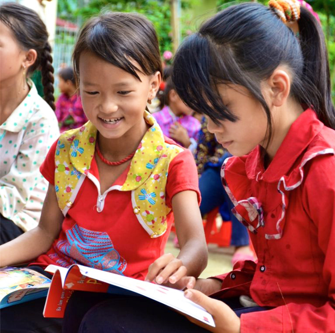 Books for a better future là dự án tặng sách cho trẻ em  Hà Giang của Quỹ Loan - ẢNH: LOAN-STIFTUNG.DE