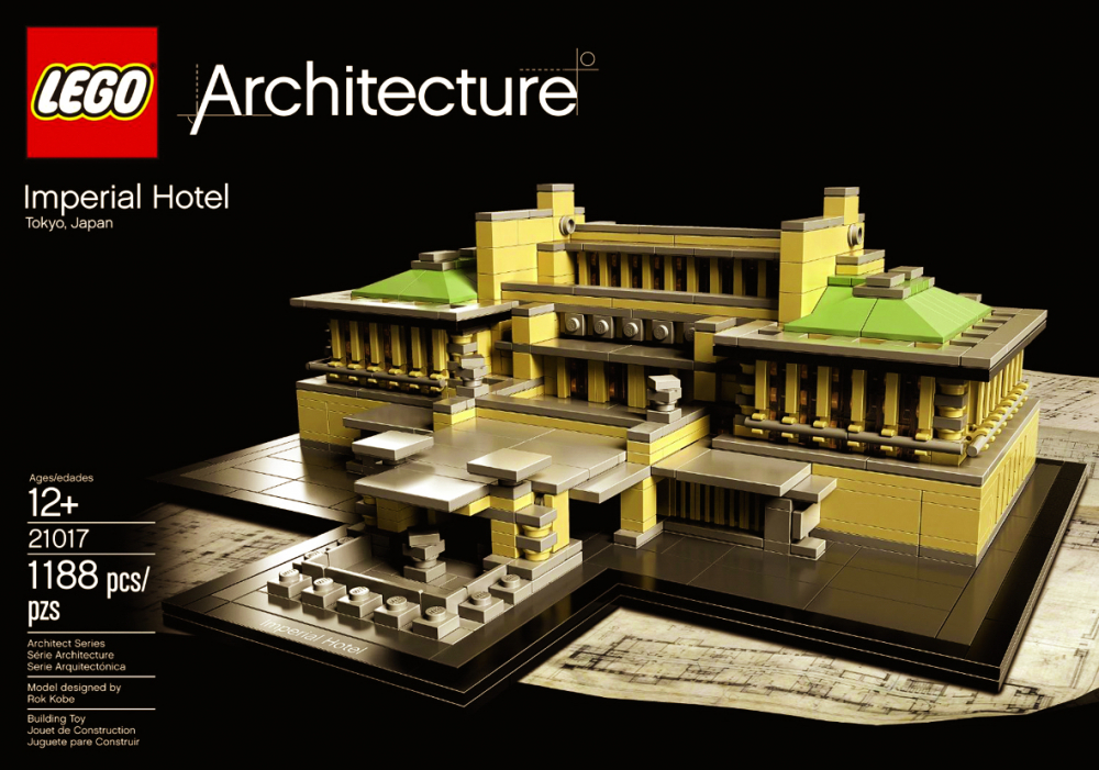 Khách sạn Imperial (Nhật Bản) - một kiến trúc nổi tiếng tại châu Á, sống động không kém ở phiên bản LEGO 