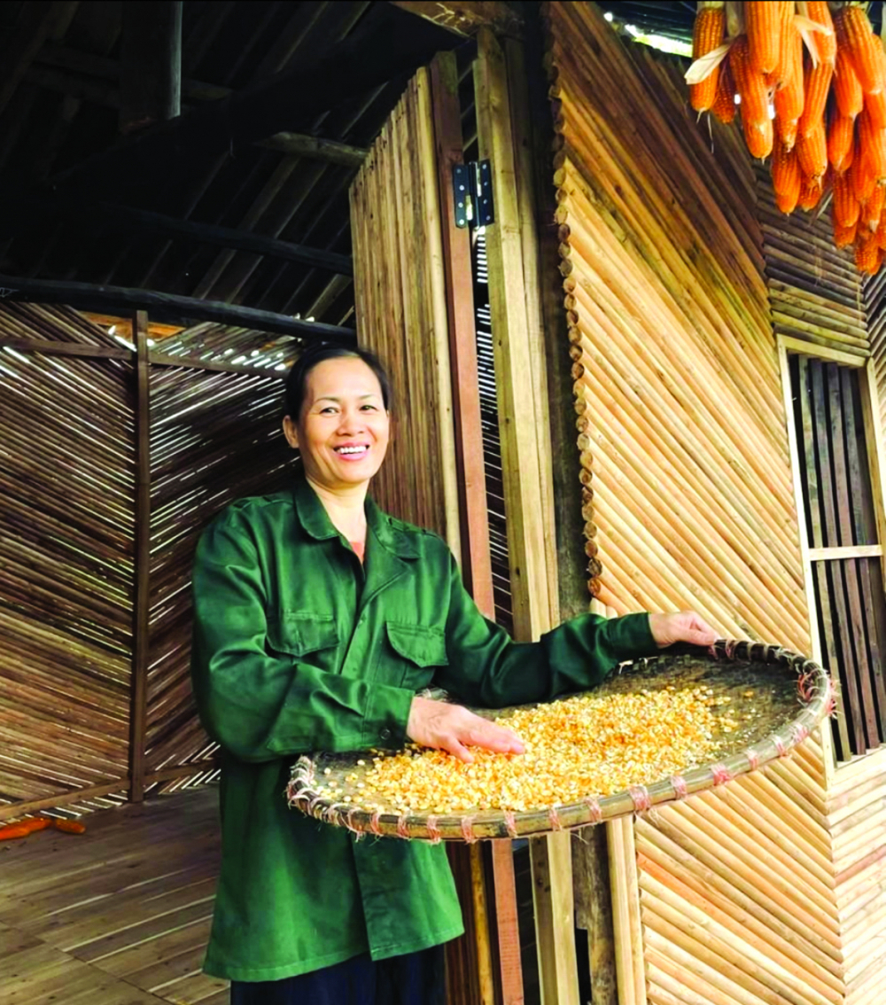 Ngô là cây lương thực chính của người Nùng ở Hữu Lũng.  Cây ngô cũng giúp vợ chồng bà Nhung nuôi ba chị em Hồng ăn học