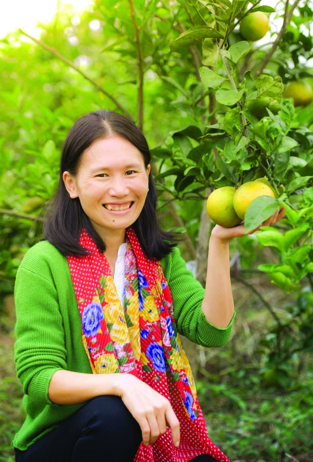 Chị Nguyễn Thị Lê Na - người đã và đang lan tỏa giá trị nông nghiệp sinh thái đến nhiều nông hộ