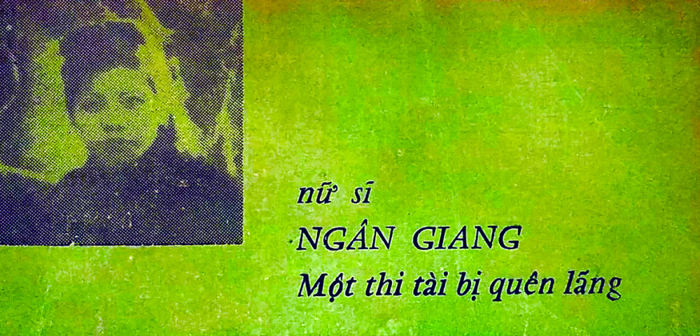 Bìa tạp chí Văn Học số 119 ra ngày 1/1/1971 tại Sài Gòn, đây là chuyên đề về nữ sĩ Ngân Giang - người đang sống tại miền Bắc lúc bấy giờ  - ẢNH: LAM ĐIỀN